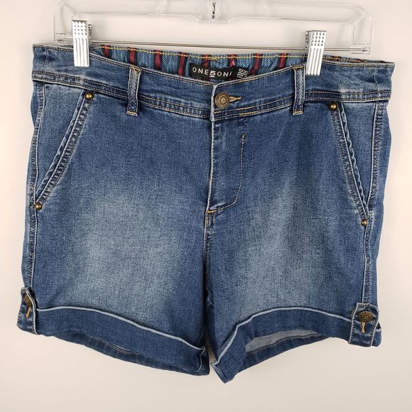 one 5 one denim shorts